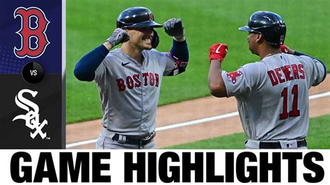 red sox white sox highlights
